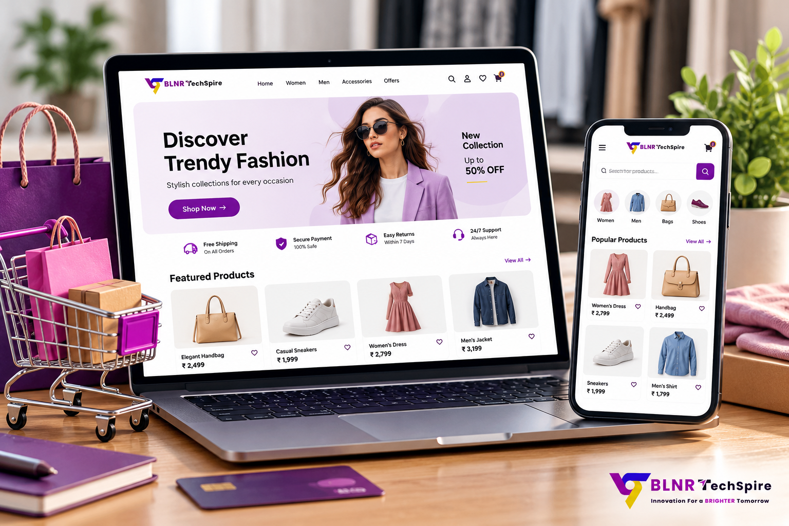 E-commerce and online shopping solutions